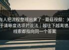 有人把流程整理出来了 - 蘑菇视频：关于清晰度选项的说法｜越往下越离谱。线索都指向同一个答案